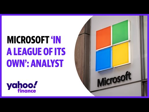 Microsoft &#039;in a league of its own&#039;: Analyst