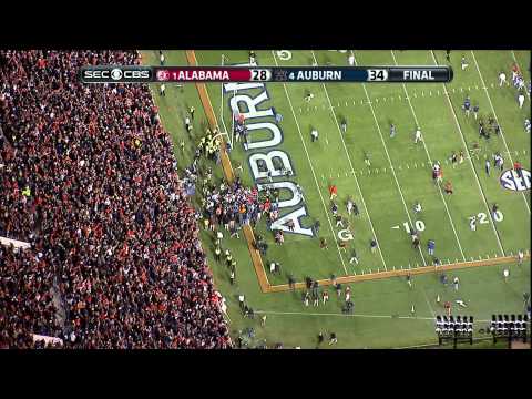 2013 Iron Bowl ending HIGH DEFINITION Auburn beats Alabama