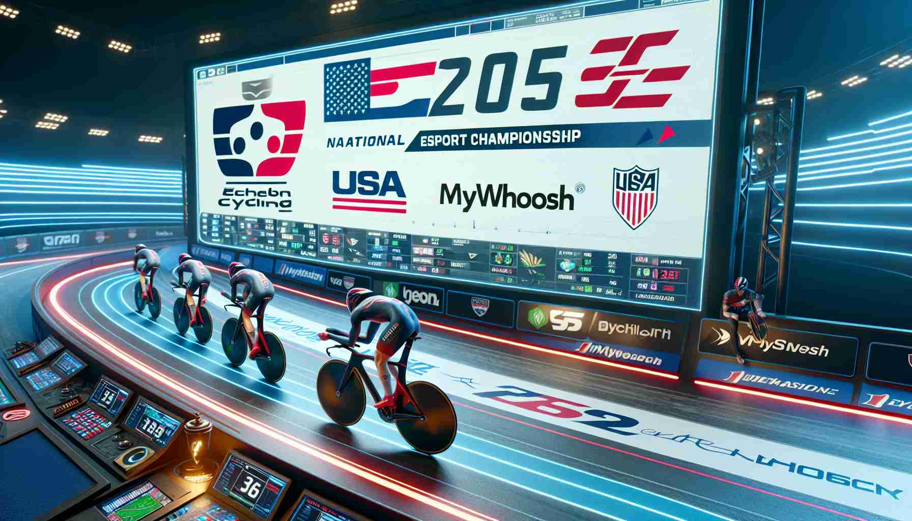 Le Championnat national d'esport 2025 de USA Cycling en partenariat avec Echelon Racing League présenté par MyWhoosh