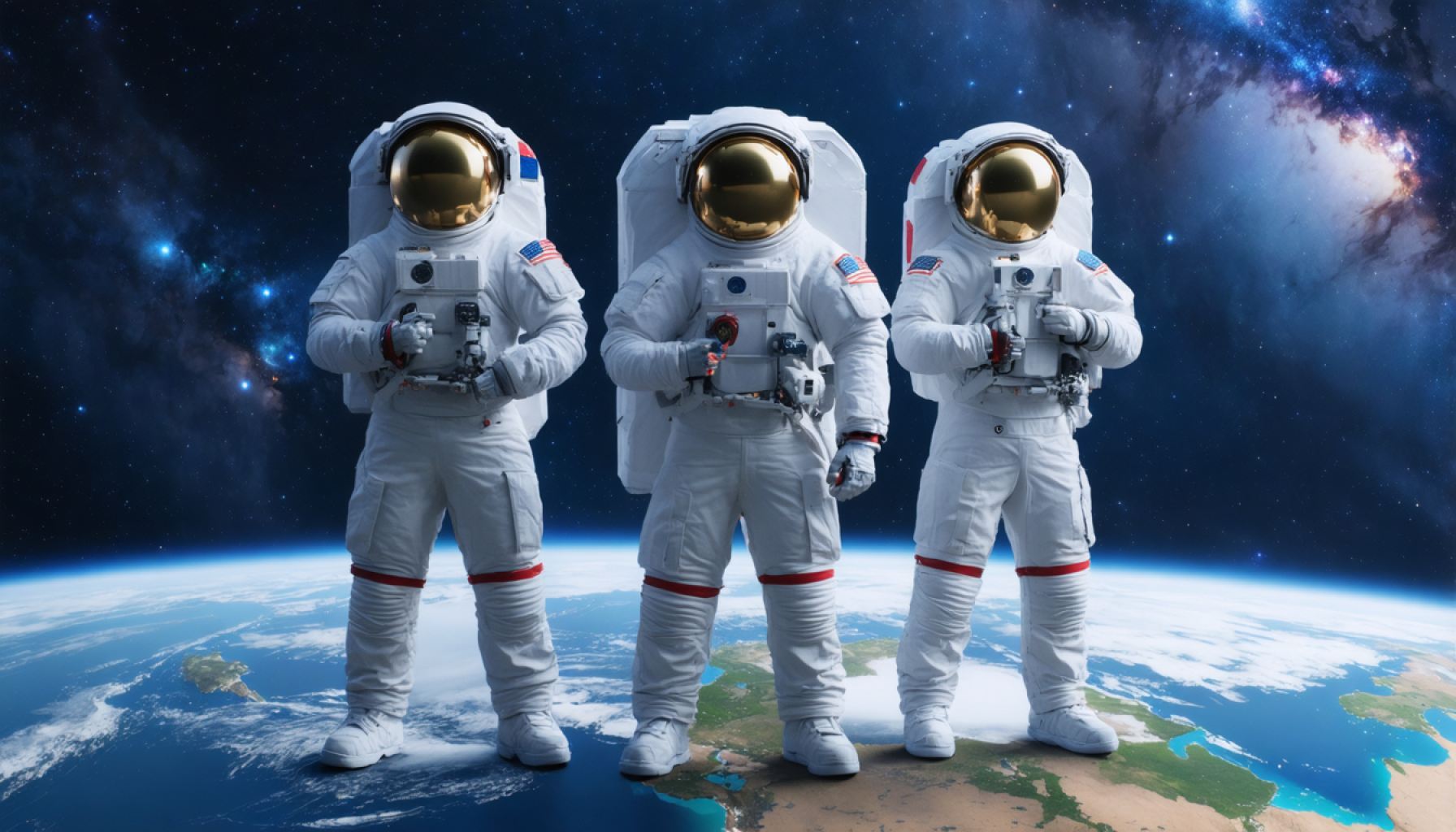 The Pose Before the Journey: Meet the Crew Ready to Touch the Stars